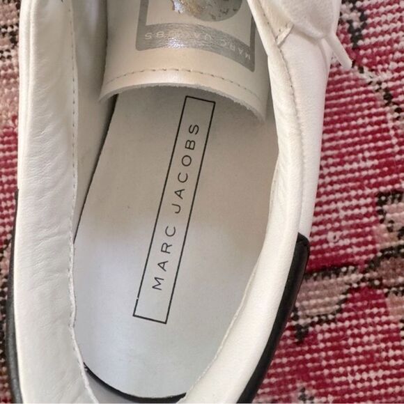 Marc Jacobs White Leather Grand Platform Sneakers - Picture 6 of 15